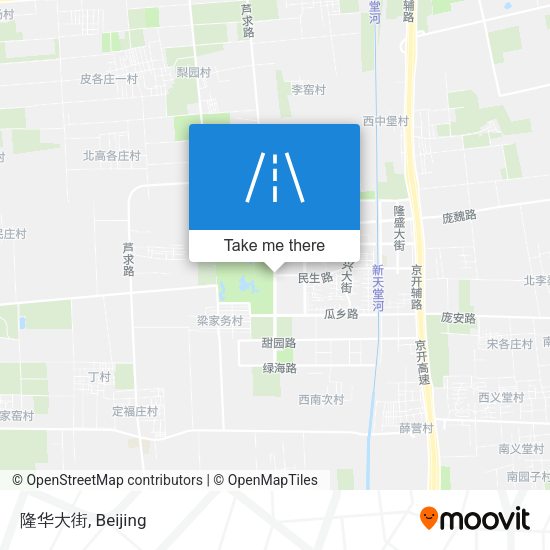 隆华大街 map