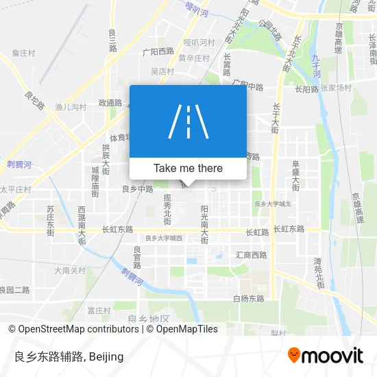 良乡东路辅路 map