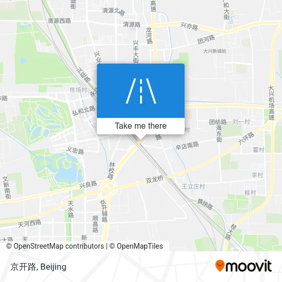 京开路 map
