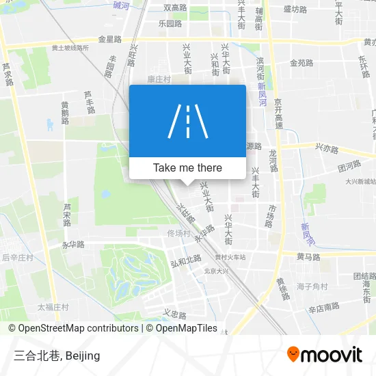 三合北巷 map