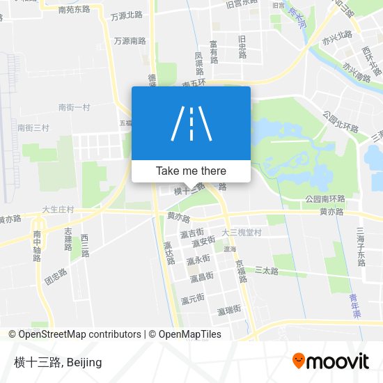 横十三路 map