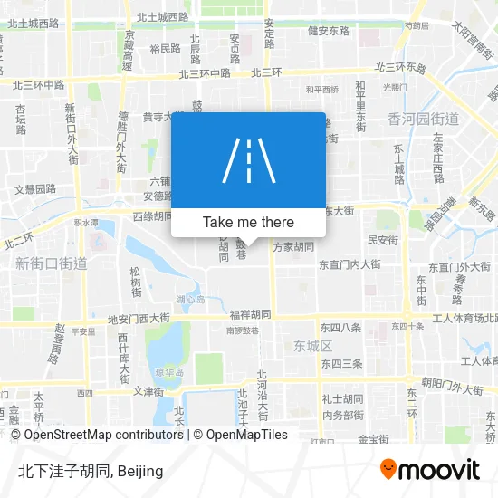 北下洼子胡同 map