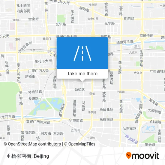 垂杨柳南街 map