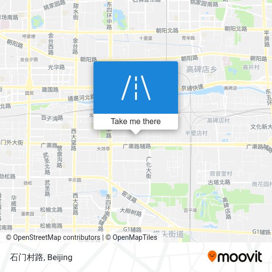 石门村路 map