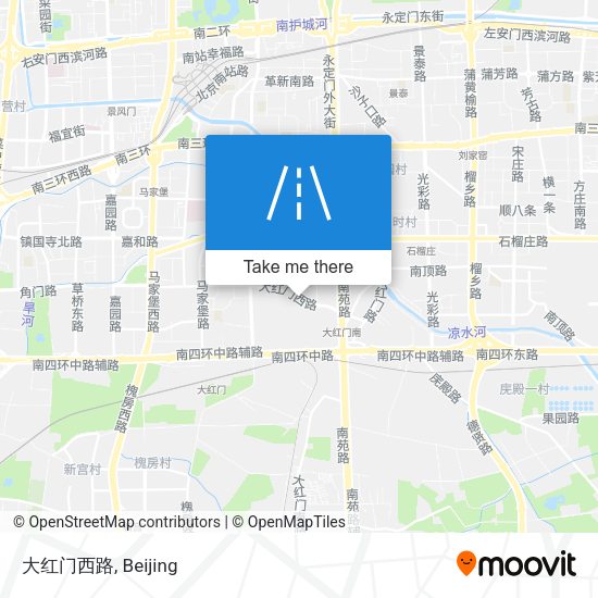 大红门西路 map