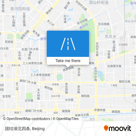 团结湖北四条 map