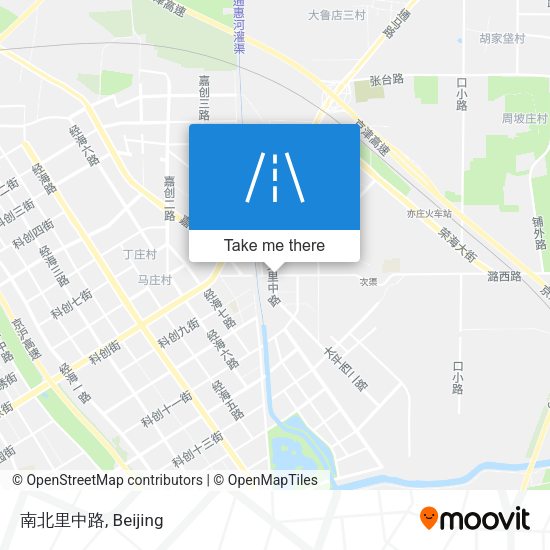 南北里中路 map