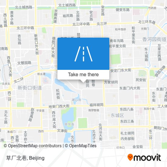 草厂北巷 map