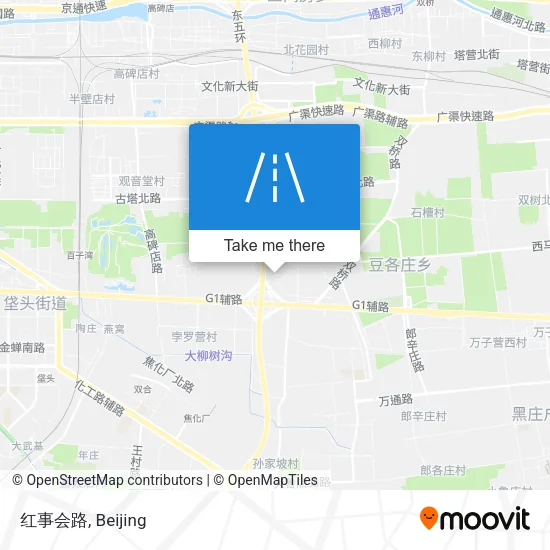红事会路 map