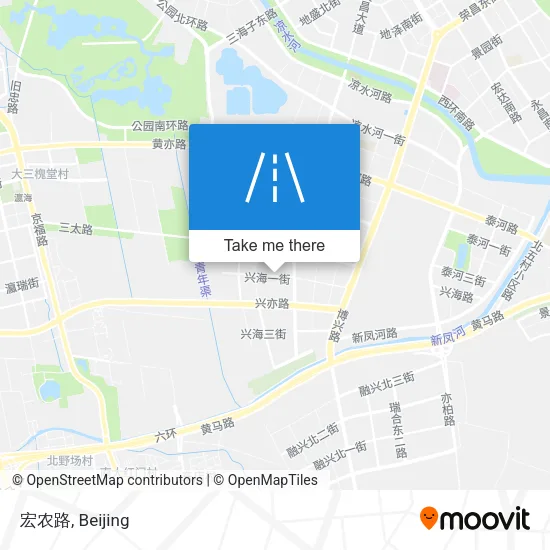 宏农路 map