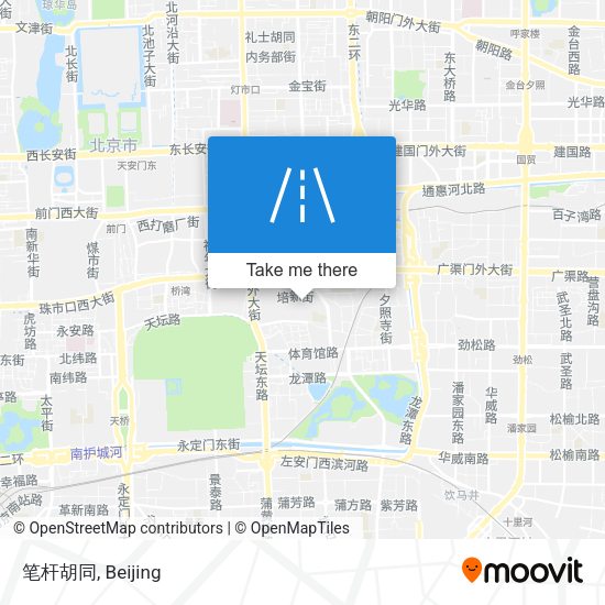 笔杆胡同 map