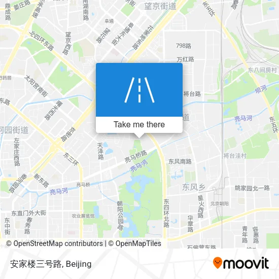 安家楼三号路 map