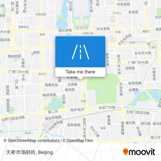 天桥市场斜街 map