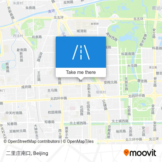 二里庄南口 map