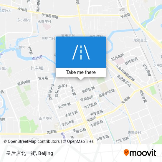 皇后店北一街 map