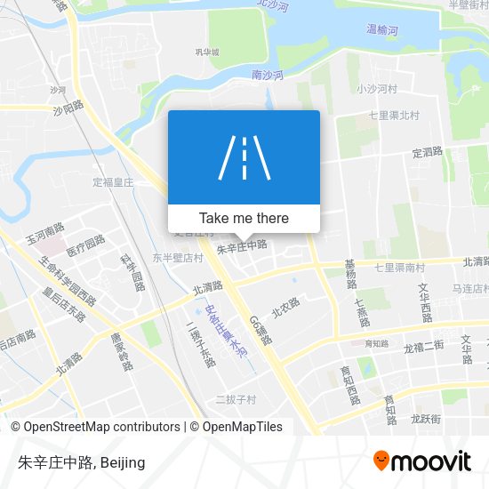 朱辛庄中路 map