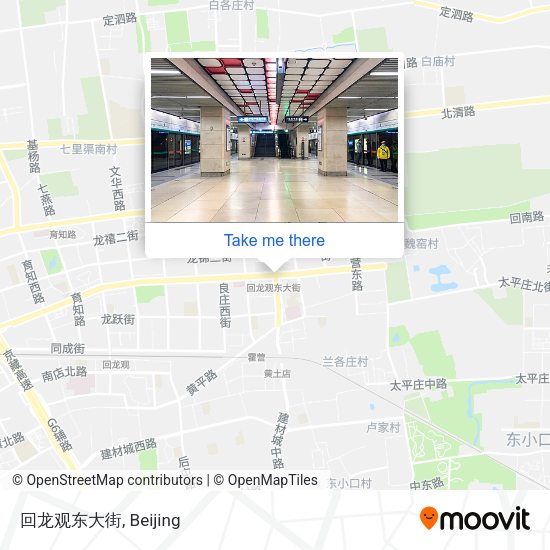 回龙观东大街 map