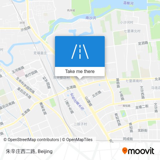 朱辛庄西二路 map