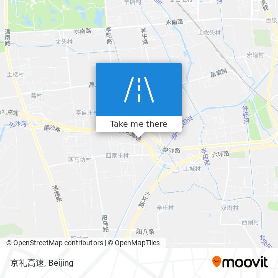 京礼高速 map