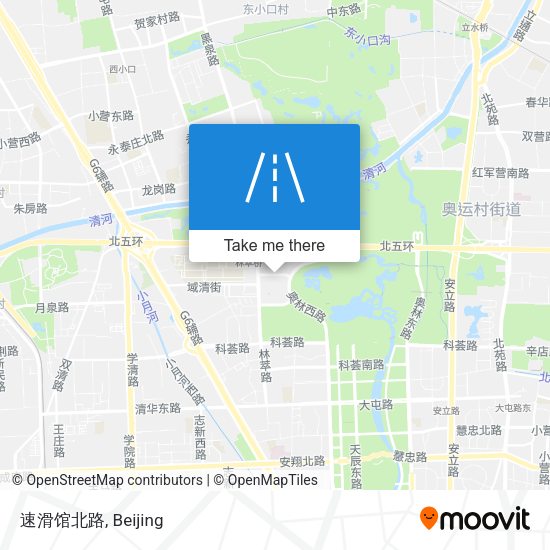 速滑馆北路 map