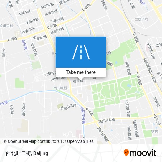 西北旺二街 map