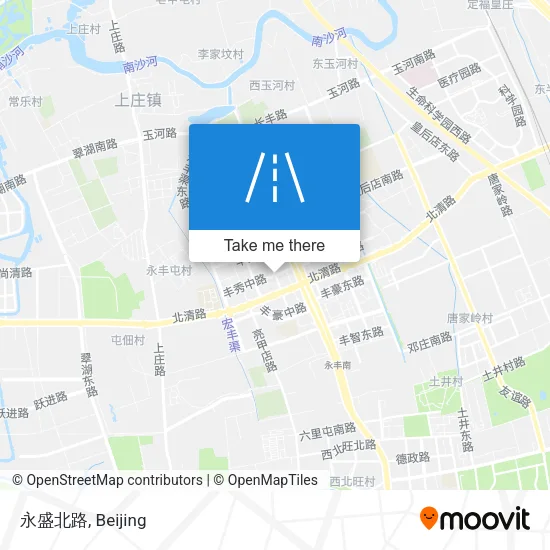 永盛北路 map