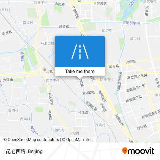 昆仑西路 map
