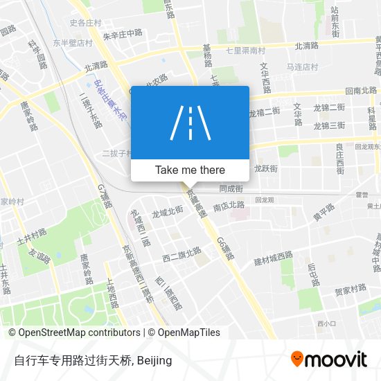 自行车专用路过街天桥 map