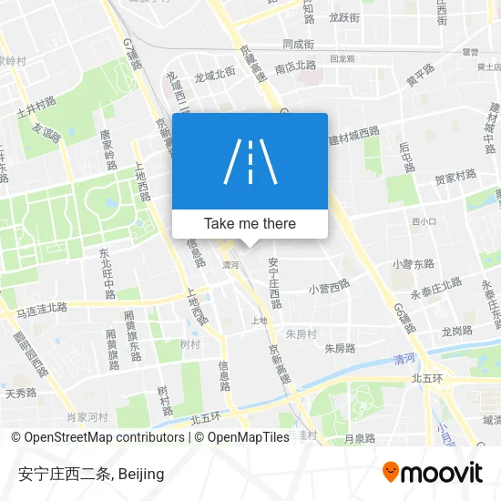 安宁庄西二条 map