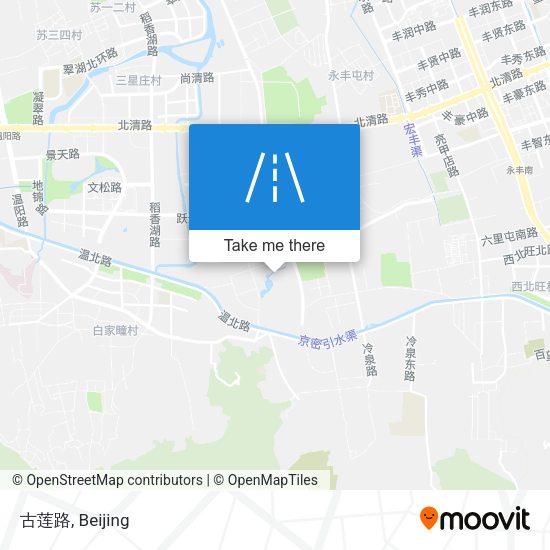 古莲路 map