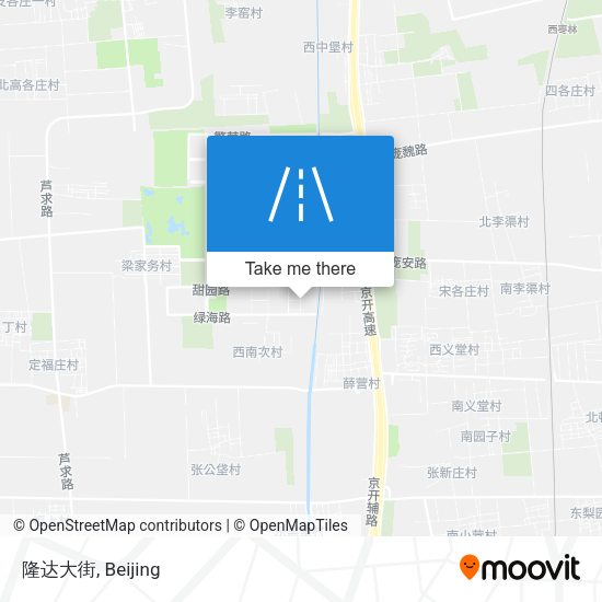 隆达大街 map