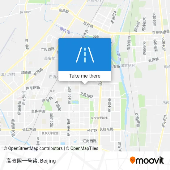高教园一号路 map