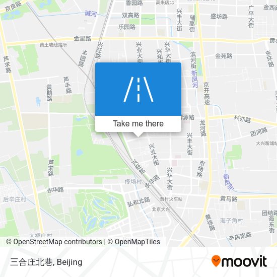 三合庄北巷 map