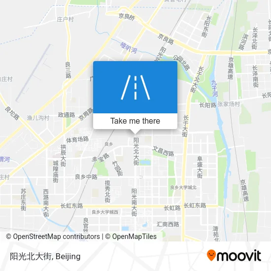 阳光北大街 map