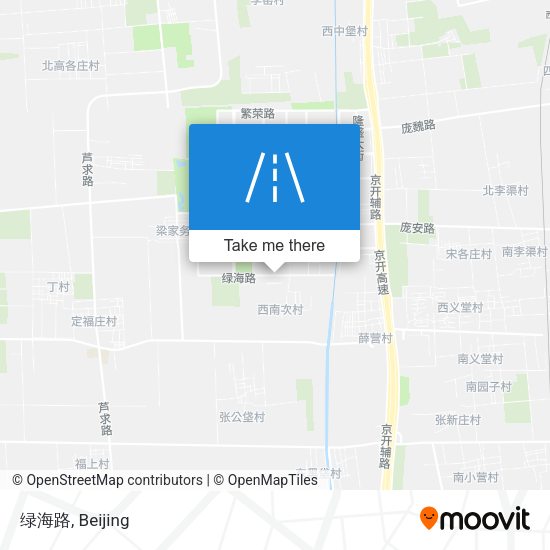 绿海路 map