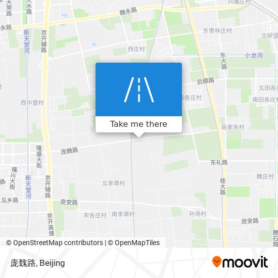 庞魏路 map