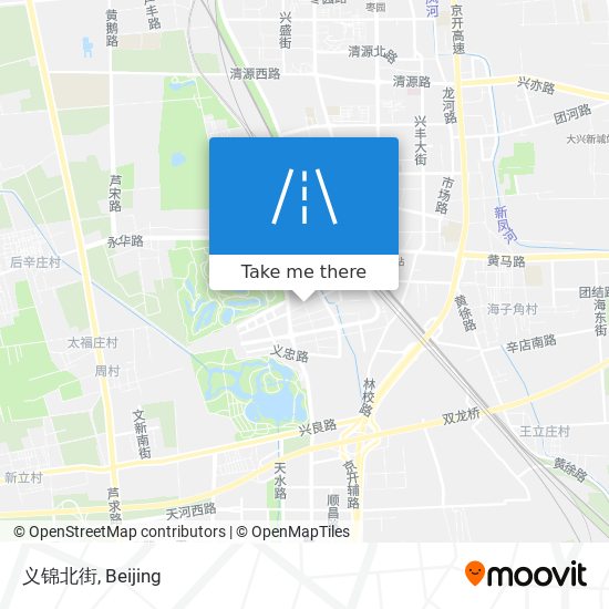 义锦北街 map