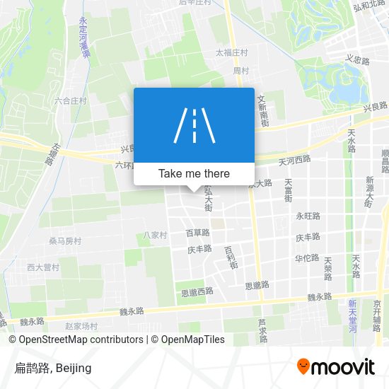 扁鹊路 map