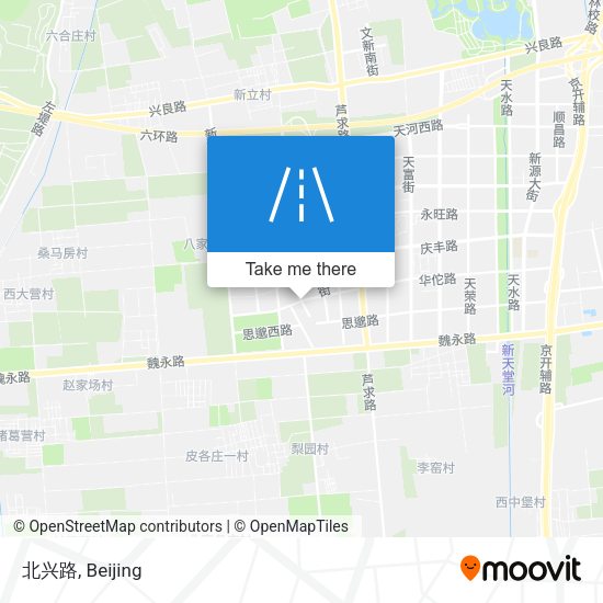 北兴路 map