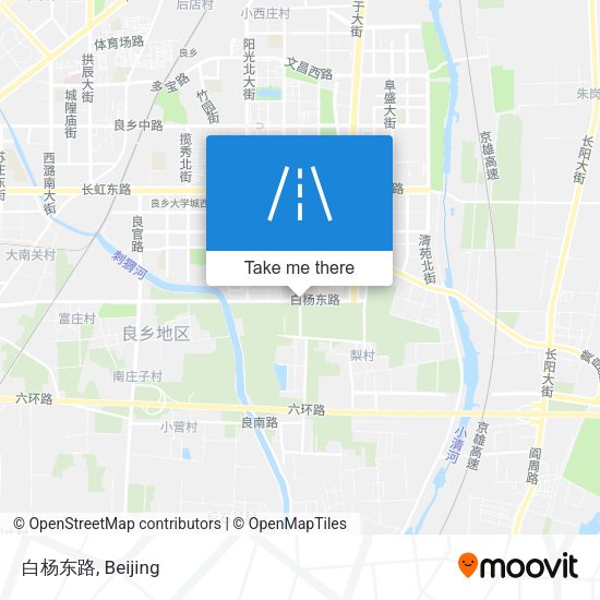 白杨东路 map