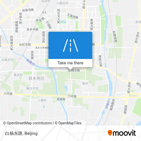 白杨东路 map