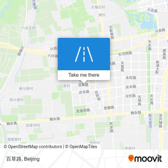 百草路 map