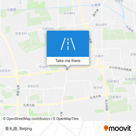 青礼路 map