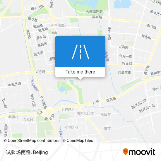 试验场南路 map