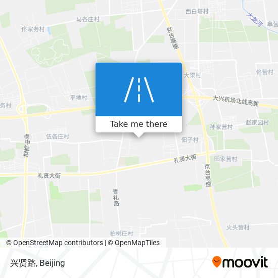 兴贤路 map