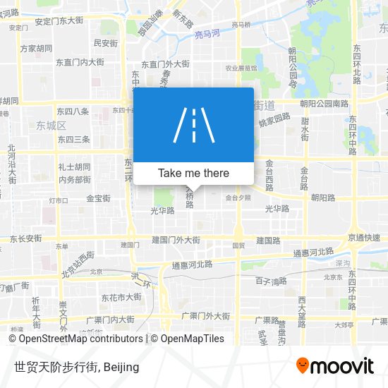 世贸天阶步行街 map