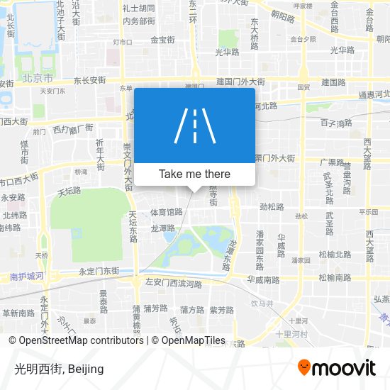 光明西街 map