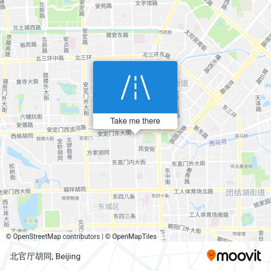 北官厅胡同 map