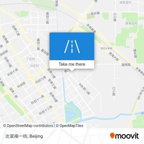 次渠南一街 map