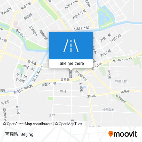 西周路 map